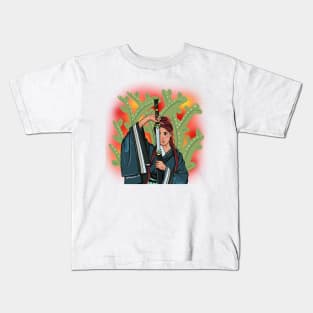 Samurai Challenge Illustration Kids T-Shirt